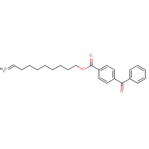 Benzoic acid, 4-benzoyl-, 9-decenyl ester molecular structure