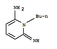 2-Pyridinamine,1-butyl-1,6-dihydro-6-imino- molecular structure