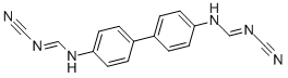 BIPHENYL-4,4-BIS(N-CYANO-N-METHYLFORMAMIDINE) molecular structure