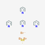 DIBROMOTETRAKIS(PYRIDINE)RHODIUM(1+) BROMIDE molecular structure