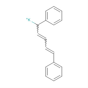 Potassium, (1,5-diphenyl-2,4-pentadienyl)- molecular structure