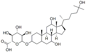 cholestane-3,7,12,25-tetrol-3-glucuronide molecular structure