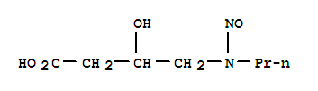 3-hydroxy-4-[nitroso(propyl)amino]butanoic acid