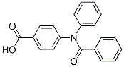 4-(N-Benzoylanilino)benzoic acid molecular structure