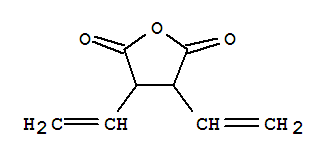 2,5-Furandione,3,4-diethenyldihydro- molecular structure