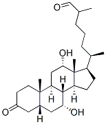 7 alpha,12 alpha-dihydroxy-3-oxo-5 beta-cholestan-26-al
