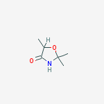 2,2,5-trimethyl-1,3-oxazolidin-4-one molecular structure
