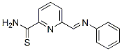 6-(phenyliminomethyl)pyridine-2-carbothioamide molecular structure
