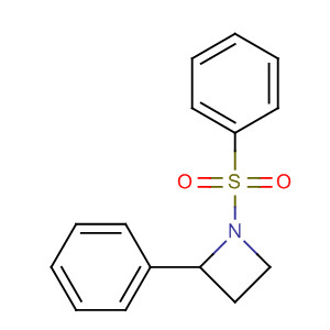 Azetidine, 2-phenyl-1-(phenylsulfonyl)- molecular structure