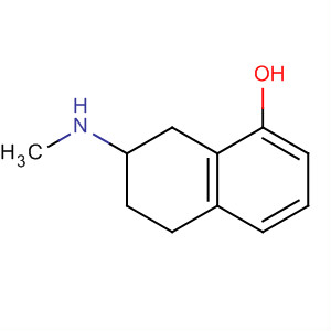 1-Naphthalenol, 5,6,7,8-tetrahydro-7-(methylamino)- molecular structure