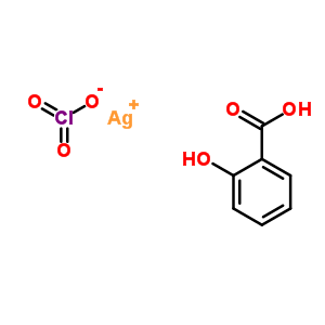 silver(1+) chlorate - 2-hydroxybenzoic acid (1:1:1)