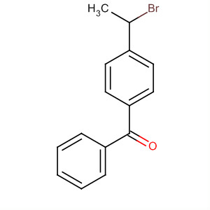 Methanone, [4-(1-bromoethyl)phenyl]phenyl- molecular structure