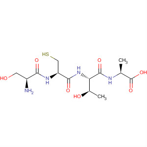 L-Alanine, L-seryl-L-cysteinyl-L-threonyl- molecular structure