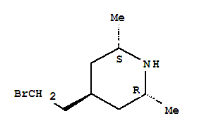 Piperidine,4-(2-bromoethyl)-2,6-dimethyl-, (2R,6S)-rel-
