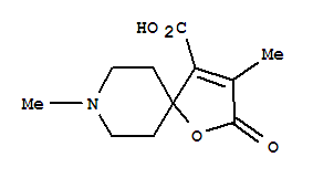 1-Oxa-8-azaspiro[4.5]dec-3-ene-4-carboxylicacid, 3,8-dimethyl-2-oxo-