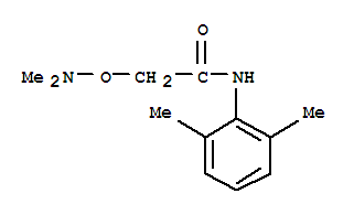 Acetamide,2-[(dimethylamino)oxy]-N-(2,6-dimethylphenyl)- molecular structure