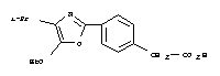 {4-[5-ethoxy-4-(1-methylethyl)-1,3-oxazol-2-yl]phenyl}acetic acid molecular structure