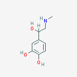 (R)-4-(1-HYDROXY-2-(METHYLAMINO)ETHYL)BENZENE-1,2-DIOL molecular structure
