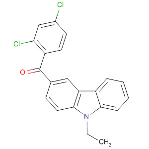 Methanone, (2,4-dichlorophenyl)(9-ethyl-9H-carbazol-3-yl)- molecular structure