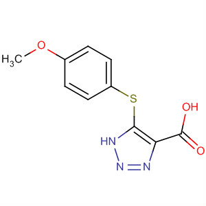 1H-1,2,3-Triazole-4-carboxylic acid, 5-[(4-methoxyphenyl)thio]-