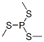 Tris(methylthio)phosphine molecular structure