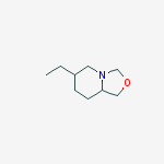 6-ethylhexahydro[1,3]oxazolo[3,4-a]pyridine molecular structure