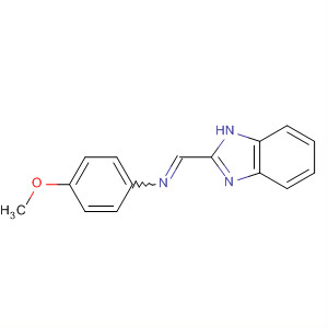 Benzenamine, N-(1H-benzimidazol-2-ylmethylene)-4-methoxy- molecular structure