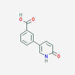 5-(3-CARBOXYPHENYL)-2-HYDROXYPYRIDINE molecular structure