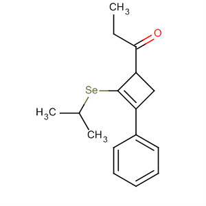 1-Propanone, 1-[2-[(1-methylethyl)seleno]-3-phenyl-2-cyclobuten-1-yl]-