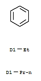 Benzene, ethylpropyl- molecular structure