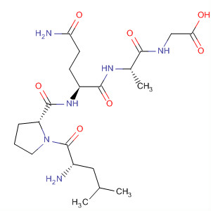 Glycine, L-leucyl-L-prolyl-L-glutaminyl-L-alanyl- molecular structure
