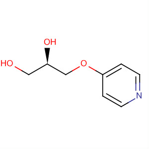 1,2-Propanediol, 3-(4-pyridinyloxy)-, (2R)- molecular structure