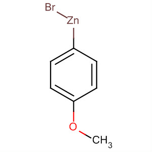 Zinc, bromo(4-methoxyphenyl)- molecular structure