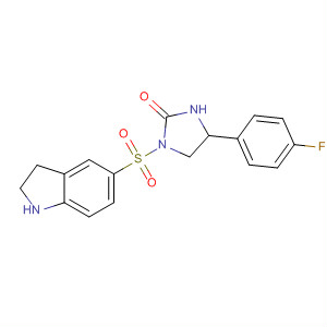 2-Imidazolidinone,1-[(2,3-dihydro-1H-indol-5-yl)sulfonyl]-4-(4-fluorophenyl)-
