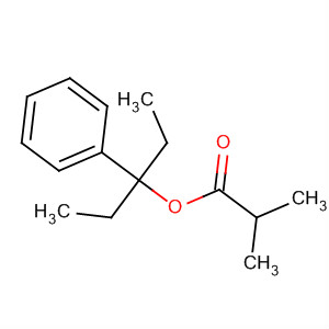 Propanoic acid, 2-methyl-, 1-ethyl-1-phenylpropyl ester molecular structure