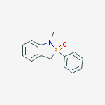 1H-1,2-Benzazaphosphole, 2,3-dihydro-1-methyl-2-phenyl-, 2-oxide molecular structure