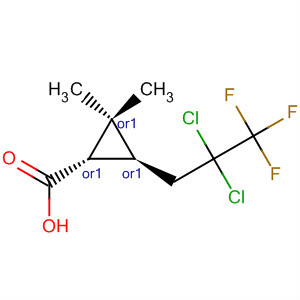 Cyclopropanecarboxylic acid,3-(2,2-dichloro-3,3,3-trifluoropropyl)-2,2-dimethyl-, trans-