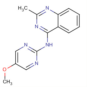 4-Quinazolinamine, N-(5-methoxy-2-pyrimidinyl)-2-methyl- molecular structure