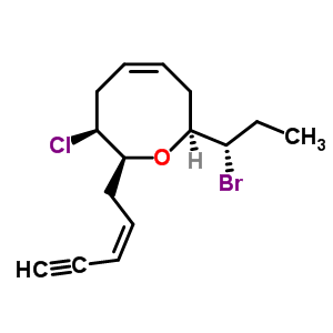 (2R,5Z)-8α-[(R)-1-Bromopropyl]-3α-chloro-3,4,7,8-tetrahydro-2α-[(Z)-2-penten-4-ynyl]-2H-oxocin