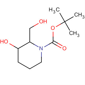 1-Piperidinecarboxylic acid, 3-hydroxy-2-(hydroxymethyl)-,1,1-dimethylethyl ester, (2R,3S)-