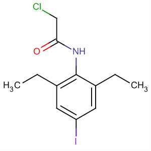 Acetamide, 2-chloro-N-(2,6-diethyl-4-iodophenyl)- molecular structure
