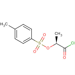 TOLUENE-4-SULFONIC ACID (S)-1-CHLOROCARBONYL-ETHYL ESTER molecular structure