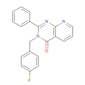 Pyrido[2,3-d]pyrimidin-4(3H)-one, 3-[(4-fluorophenyl)methyl]-2-phenyl- molecular structure
