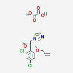 1H-Imidazole-1-ethanol, alpha-(2,4-dichlorophenyl)-alpha-((2-propenylo xy)methyl)-, ethanedioate salt