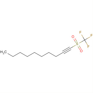 1-Decyne, 1-[(trifluoromethyl)sulfonyl]- molecular structure