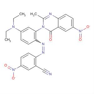 Benzonitrile,2-[[4-(diethylamino)-2-(2-methyl-6-nitro-4-oxo-3(4H)-quinazolinyl)phenyl]azo]-5-nitro-