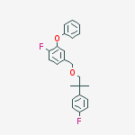 1-fluoro-4-{[2-(4-fluorophenyl)-2-methylpropoxy]methyl}-2-phenoxybenzene