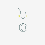 4-methyl-2-(4-methylphenyl)-1,3-dithiolane molecular structure
