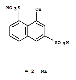 1-NAPHTHOL-3,8-DISULFONIC ACID DISODIUM SALT molecular structure
