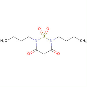 2H-1,2,6-Thiadiazine-3,5(4H,6H)-dione, 2,6-dibutyl-, 1,1-dioxide molecular structure